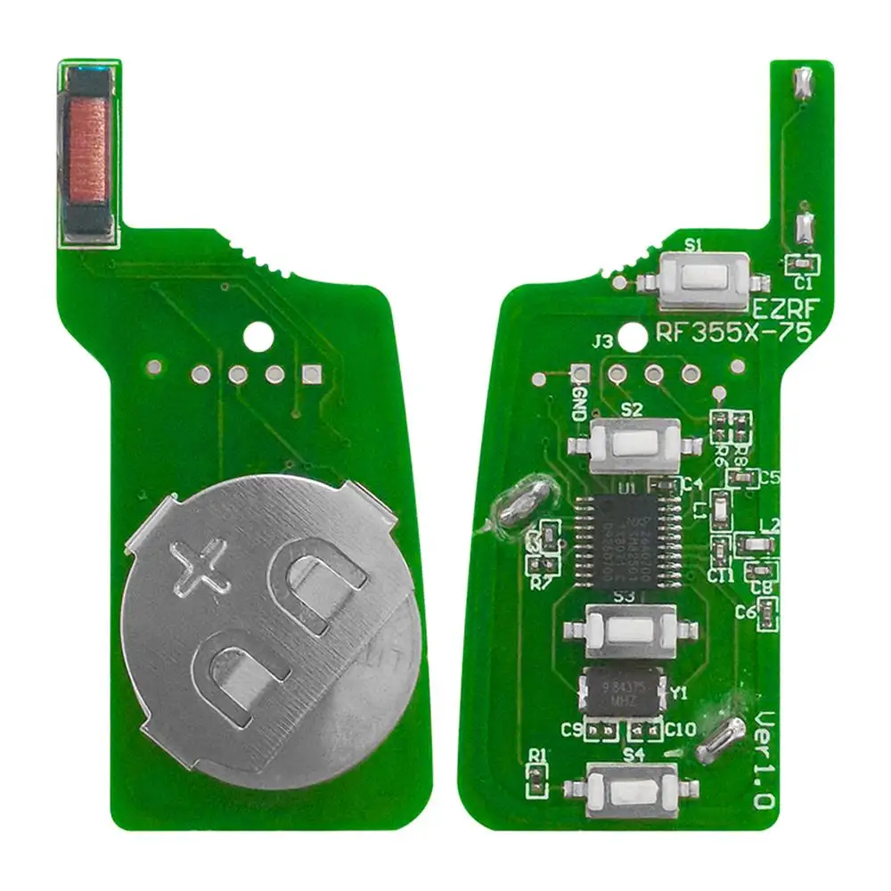 XNRKEY-Flip Chip remoto para carro ID46, 4 botões, CAS2, 315LP, 315, 433, 868MHz, BMW 3, 5, Série 7, E38, E39, E46, M5, x3, X5, E65