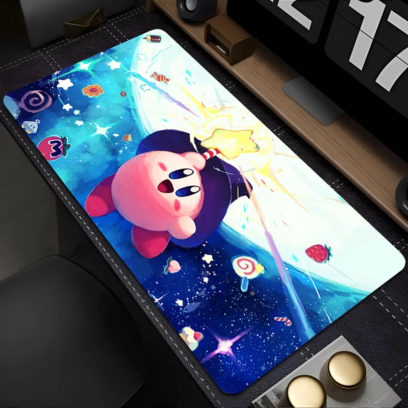 

Mouse Pad PC Accessories Keyboard Pad Office Desk Mat Anti Slip Cartoon HD Mousepad Natural Rubber Gaming K-kirbys Extended Pad