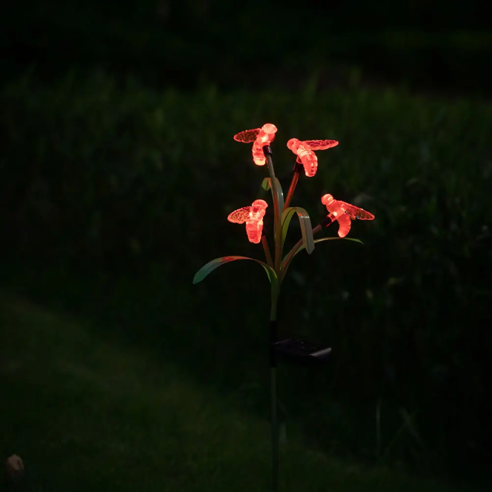 

Solar Garden Lights Acrylic Stainless Steel Outdoor Lamp Solar Lawn Light Waterproof Landscape Lamp for Yard Pathway