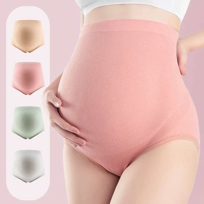 Maternity Panties Women's High Waist Full Belly support Panties Comfortable Breathable Pregnancy Panties L-XL