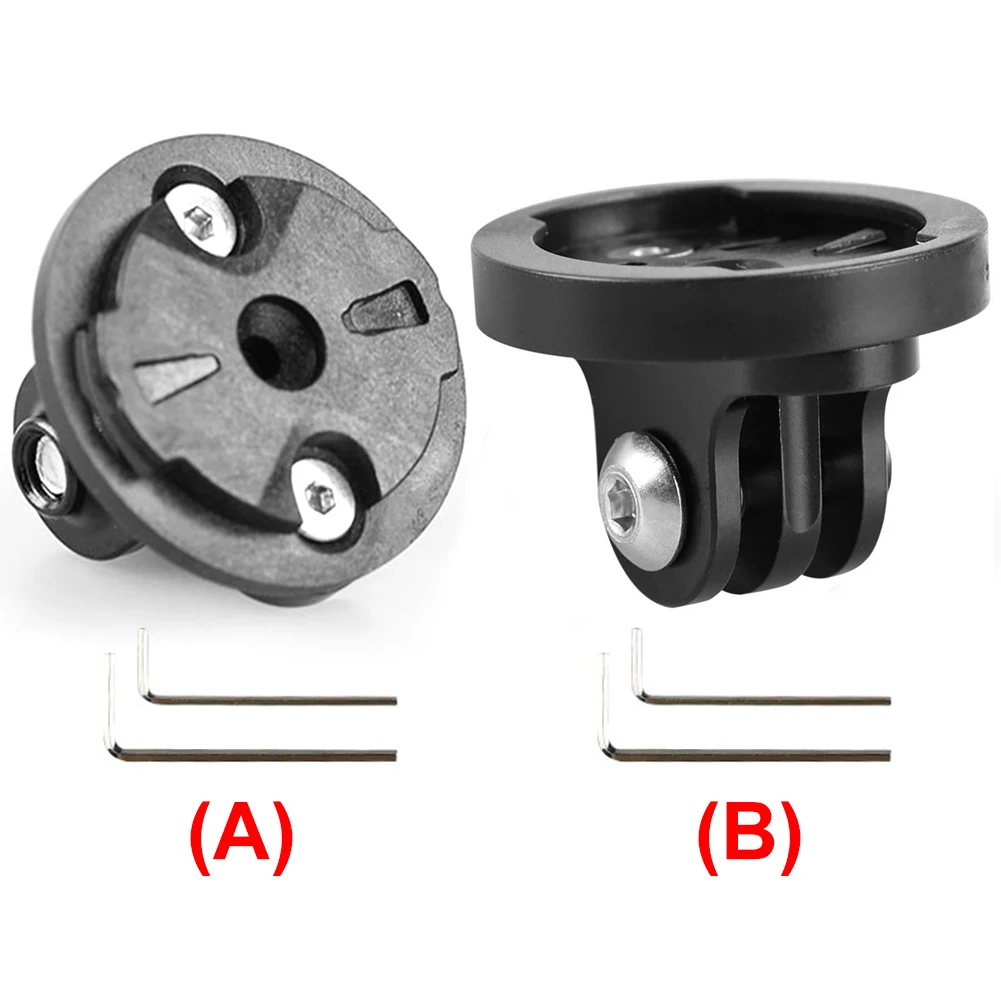 Bike Camera Mount Holder Bracket Adapter Stable Computer Mount Aluminum Alloy Camera Headlight Adapter for Garmin Edge Interface