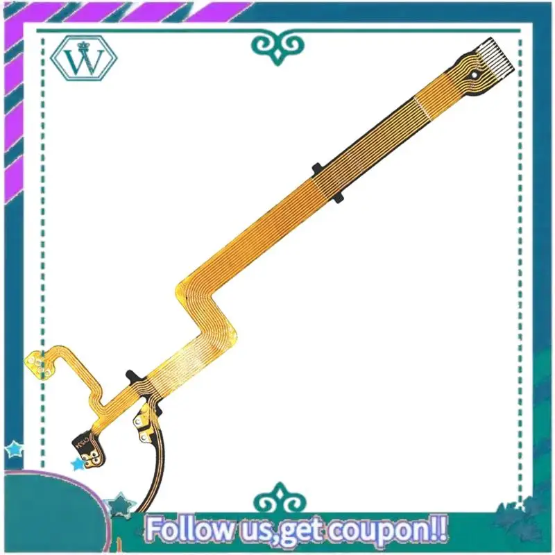 Модернизированный новый гибкий кабель для Canon EF-S 10-18 мм 10-18 мм F/4,5-5,6 STM, диафрагма объектива, антивибрационный гибкий кабель, ремонт цифровой камеры, замена