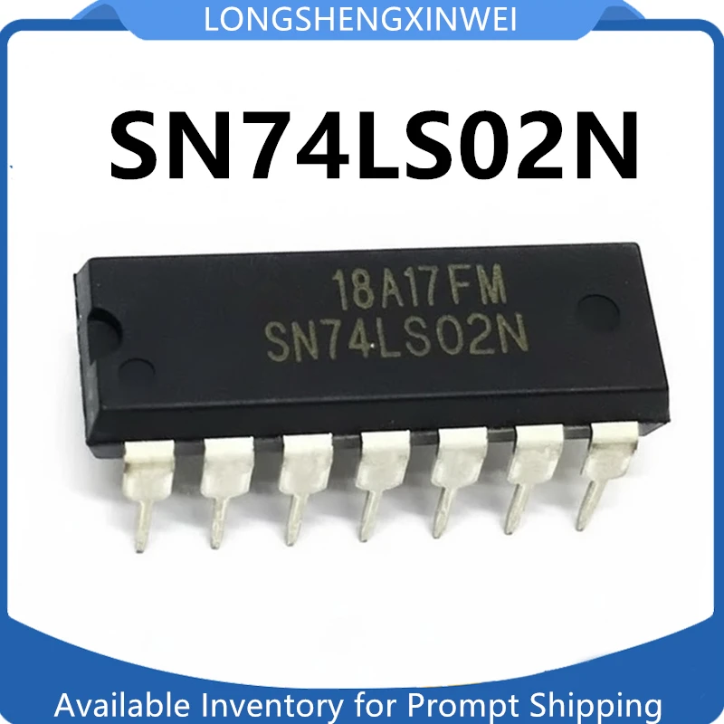 1PCS New Original SN74LS00N SN74LS02N SN74LS07N Quad Channel 2-input Positive or Negative Gate Chip DIP14 in Stock