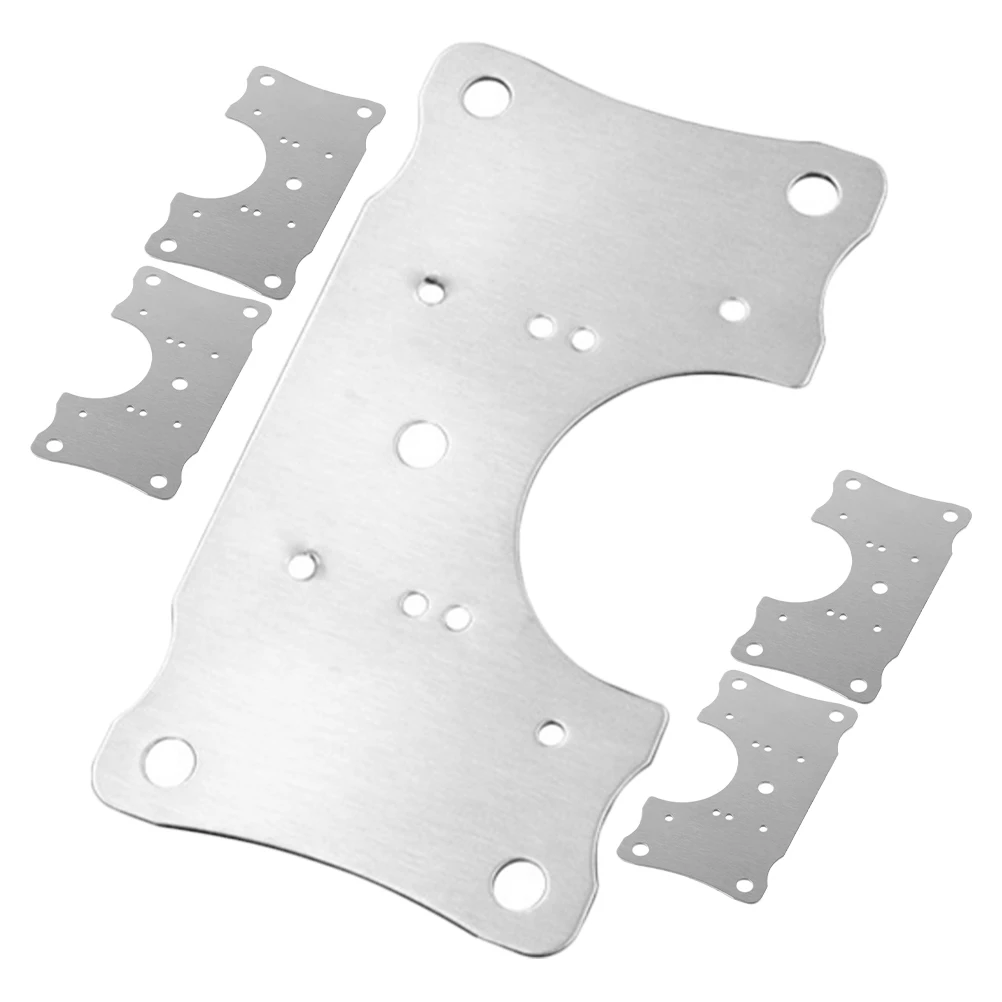

5pcs Cabinet Plates For Kitchen Cupboard Doors Durable Heavy Duty Door Repair Kit Home Office Furniture Hinge Plate Hardware