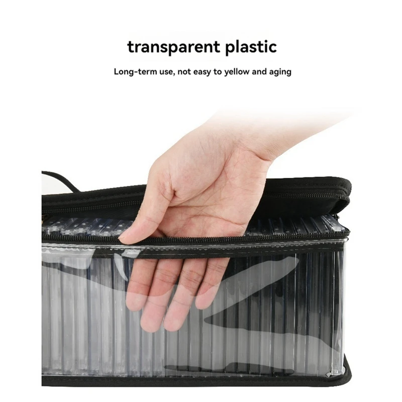 スマート CD 収納袋透明 TPU 防塵収納袋ホーム DVD ディスクポータブルバッグボックスアルバムゲームディスク収納ボックス