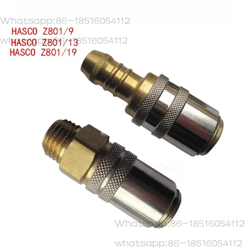 Mold Cooling German Brass Water Pipe Clamp Quick Connector Water Nozzle Z801/9 Z801/13