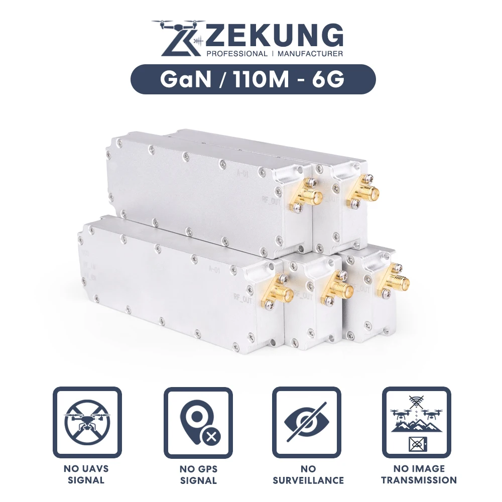 10-100W GaN Module with circulator 400-500MHz 500-600MHz 600-700MHz 700-800MHz 800-900MHz 900-1000MHz 433MHz 1.2GHz 5.8GHz