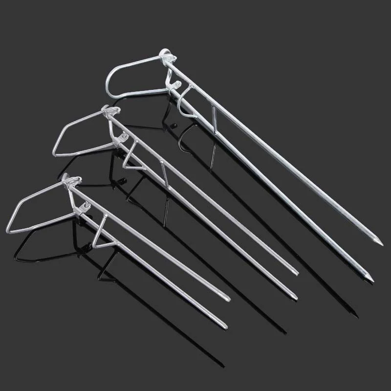 

【L】Double Rings Single Fork Fishing Rod Holder Bank Fishing Ground Rod Bracket Outdoor Fishing Tool