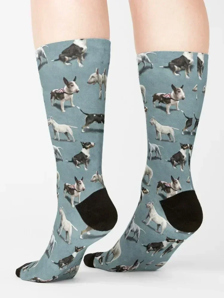 The Bull Terrier Socks tennis gifts aesthetic sports and leisure Luxury Woman Socks Men's
