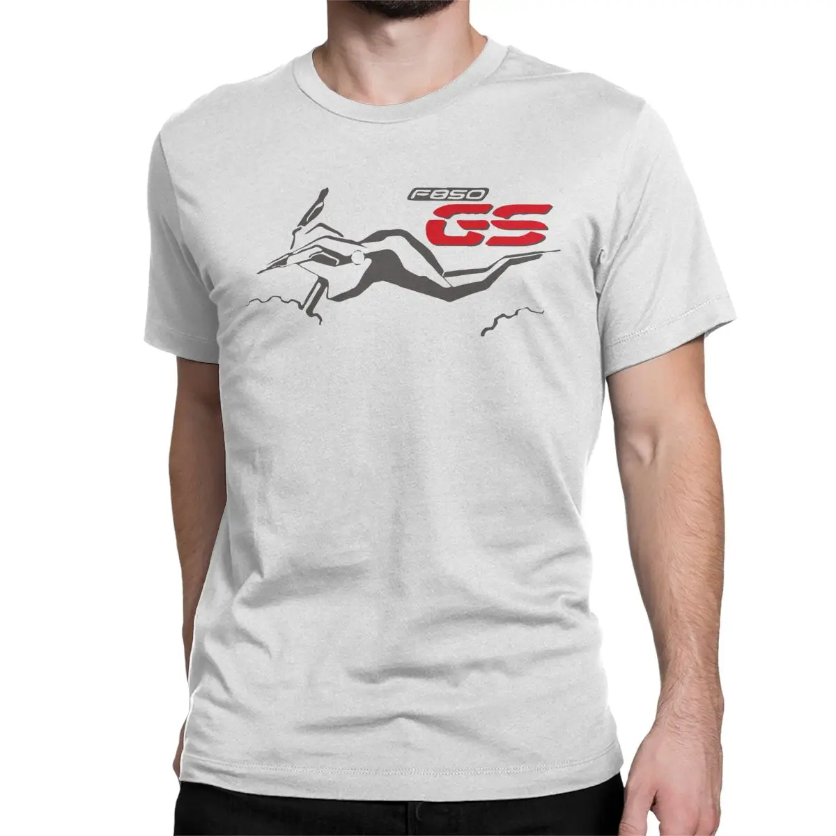 Casual GS Design T-Shirt for Men Women Crew Neck 100% Cotton T Shirts Motocross Motorcycles Tee Shirt Plus Size Tops