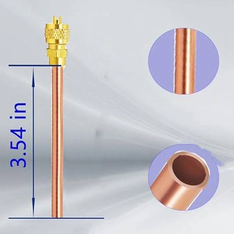 ABGR-30Pcs صمام خدمة الوصول، مجموعة صمامات الوصول إلى الثلاجة، صمام خدمة تبريد التيار المتردد الأساسي