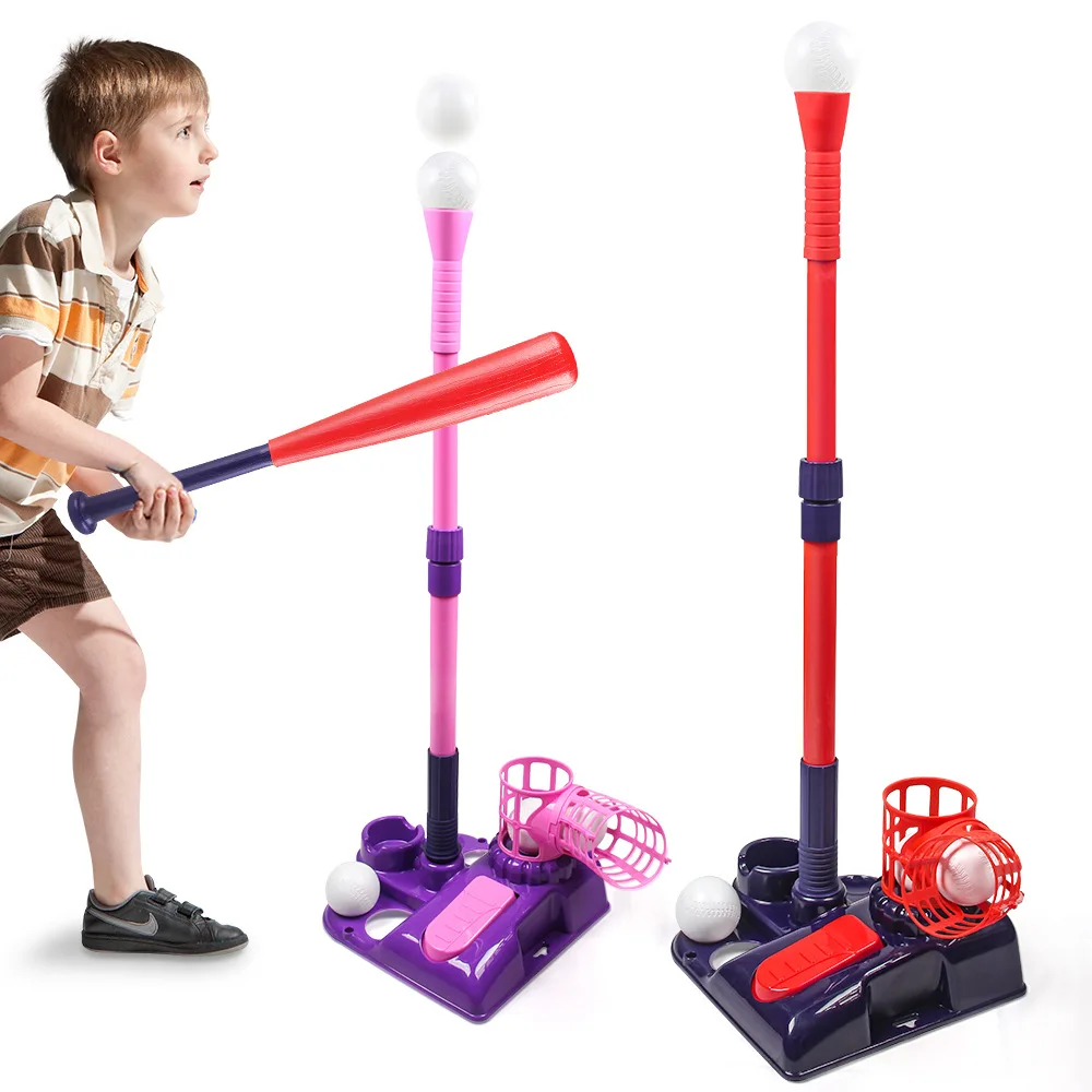 3 in 1 TEE Baseball Set sport outdoor toys Baseball training machine parent-child interaction toys birthday present for kids