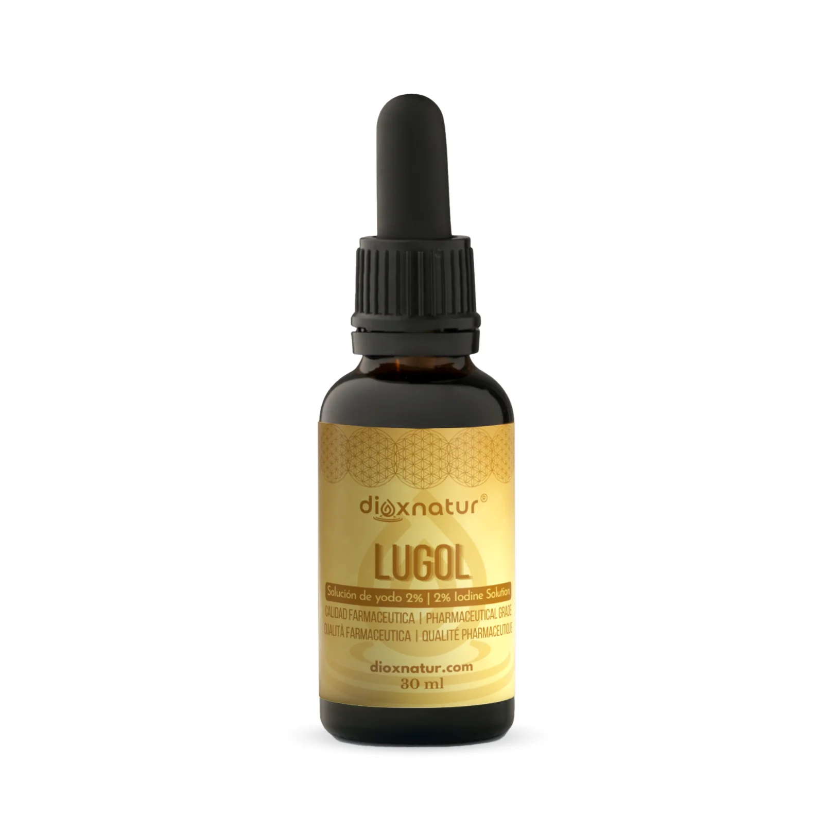 Dioxnatur ®   Lugol solution 2% pharmaceutical quality 30ml |   Potassium iodide and iodide with precise measuring pipette