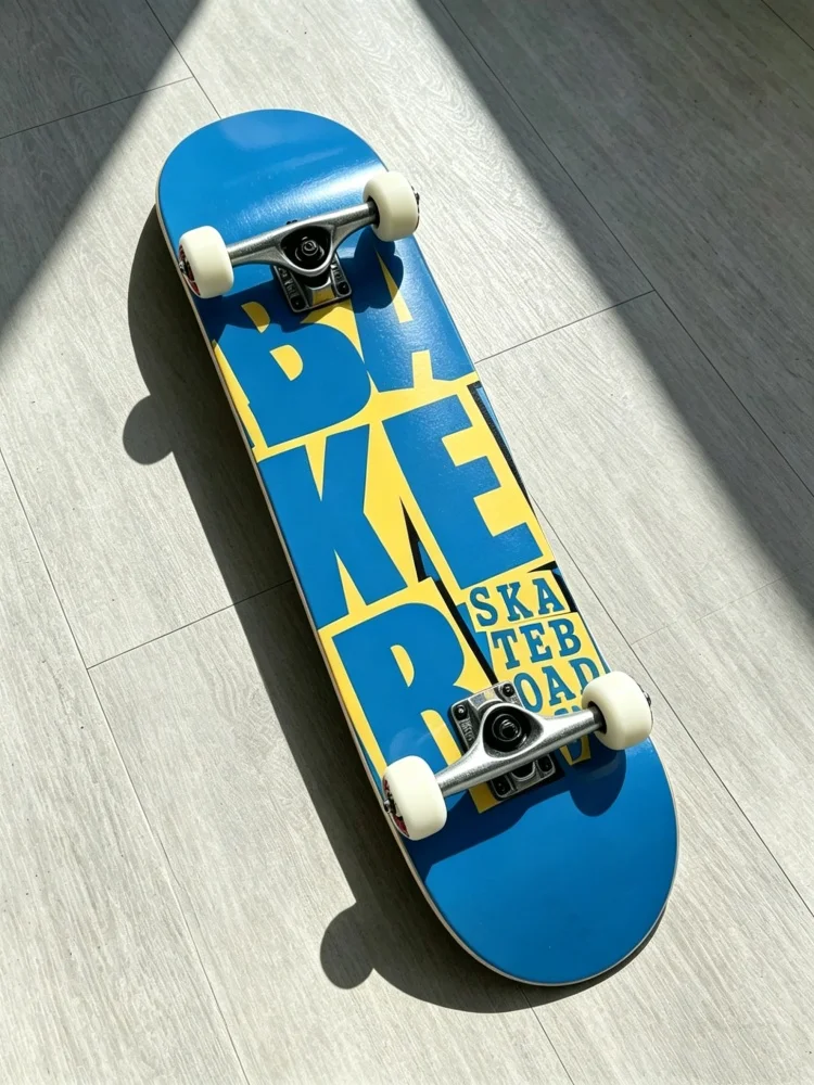 

Brand Discount Baker Skateboard 8IN Double Kick Skateboard Maple Double Concave Deck Street Skateboard Adult Complete Skateboard