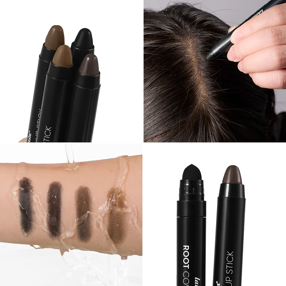 عصا صبغ الشعر 2 في 1 مع مشط فرشاة، تغطية رمادية سريعة، سهلة الاستخدام، صبغ الشعر بسرعة وتلوين مؤقت يدوم طويلاً #6