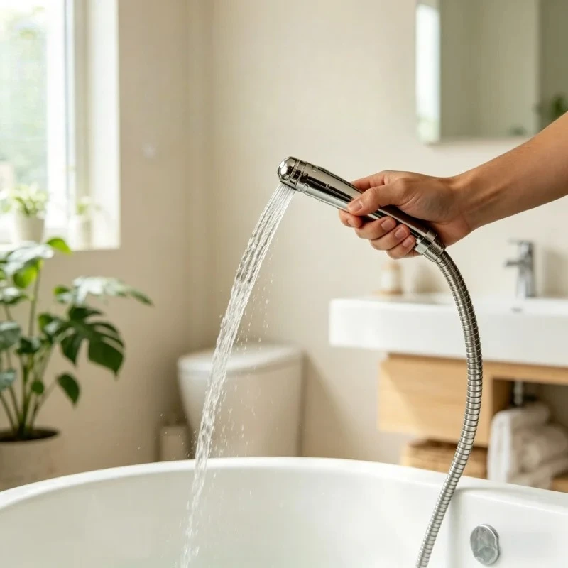 New Aluminum Enema Shower Cleaner Colon Irrigation System Household Clean Enema Washing Nozzle Set