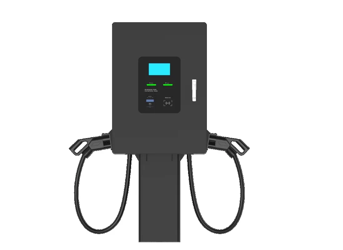 High Quality Customised European Standard Dc Electric Vehicle Charging Post 40kw Floor Standing Electric Vehicle Charging Post