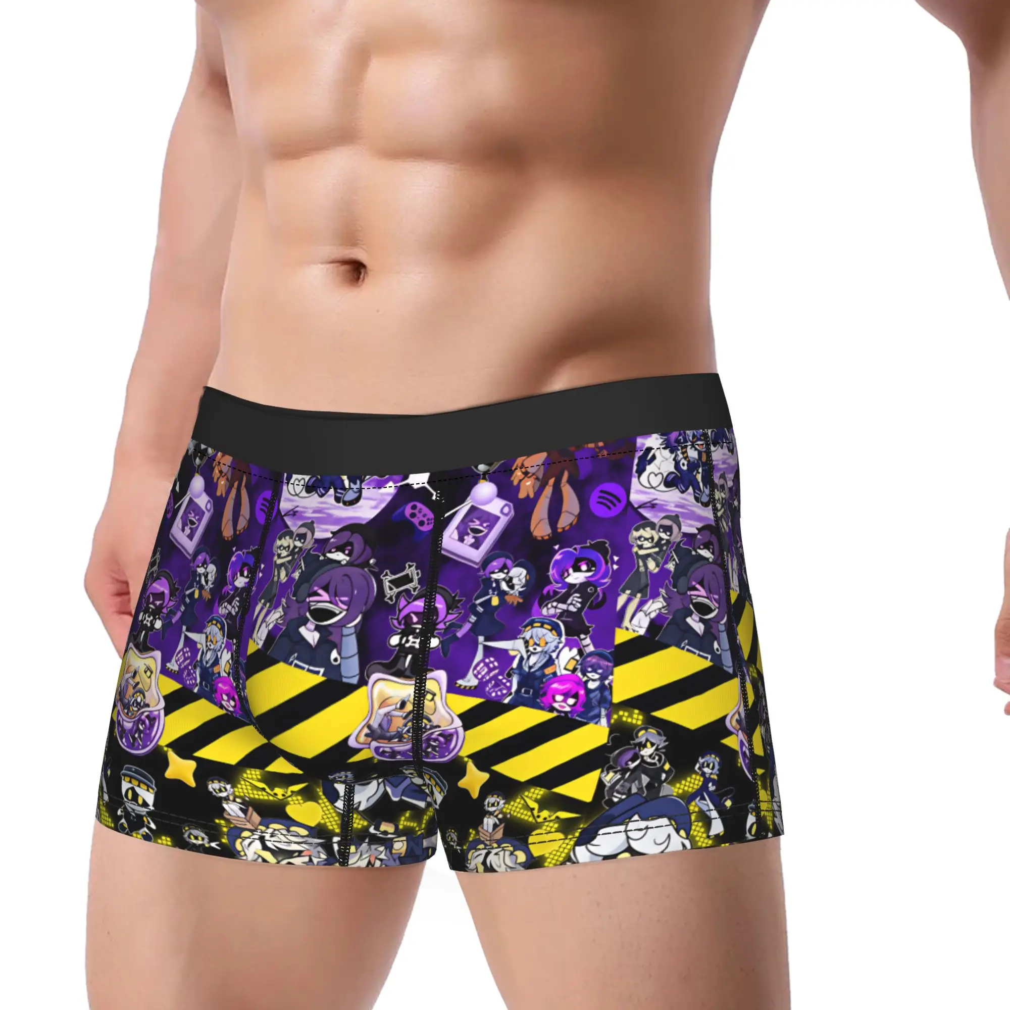 Murder Drones Cartoon Animation Underwear  Custom DIY Boxer Shorts Hot Sale Men Underpants Soft Trend Shorts Briefs Gift