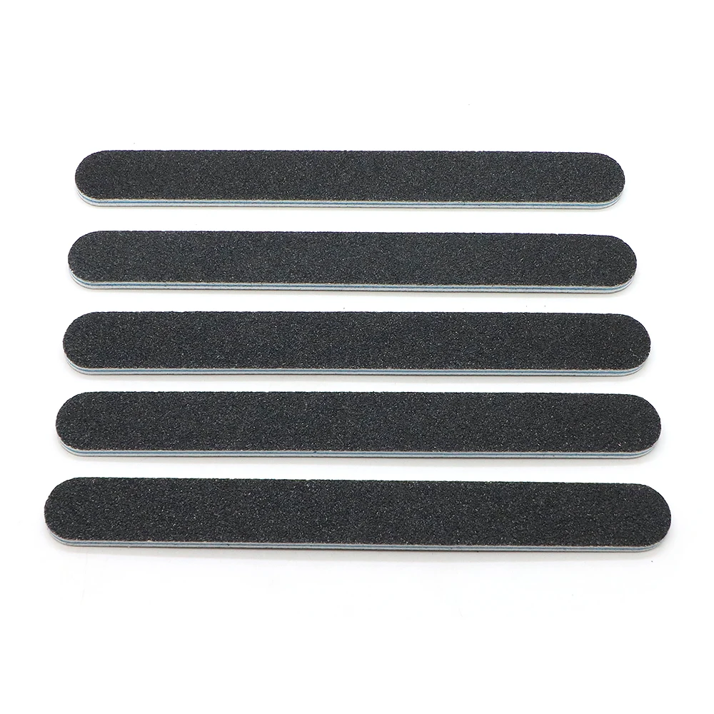 ตะไบเล็บสองด้าน 25 ชิ้น แบบพกพา ตะไบขัดเล็บตรง สำหรับทำเล็บมือและเล็บเท้า ใช้ขัดแต่งและขัดเงาเล็บ