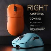 Ajazz Aj179 Apex 8k Wireless Mouse Paw3950 Sensor Three Mode Charging Base Gaming Mouse Lightweight Ergonomics 400mah Pc Gamer