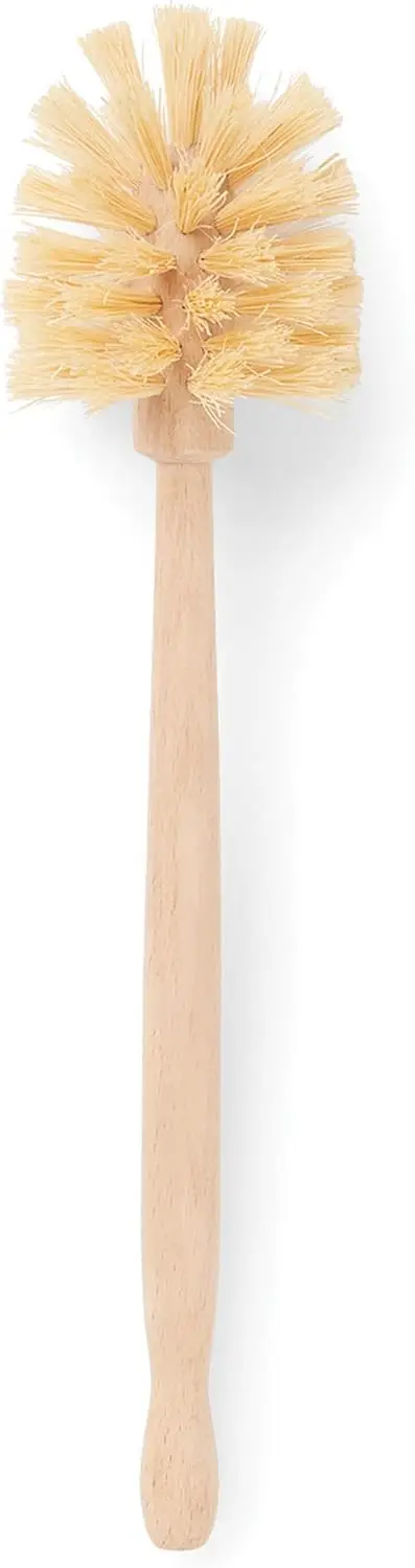 

Natural Horsehair Bottle and Tumbler Brush, 12-inch Kitchen Cleaning Tool for Efficient Dishwashing