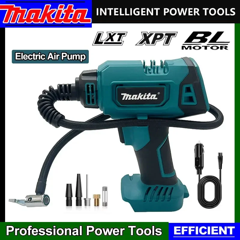 

Makita 600 мм беспроводной портативный электрический воздушный насос 12 В перезаряжаемый ручной воздушный компрессор для автомобилей для батареи 18 В