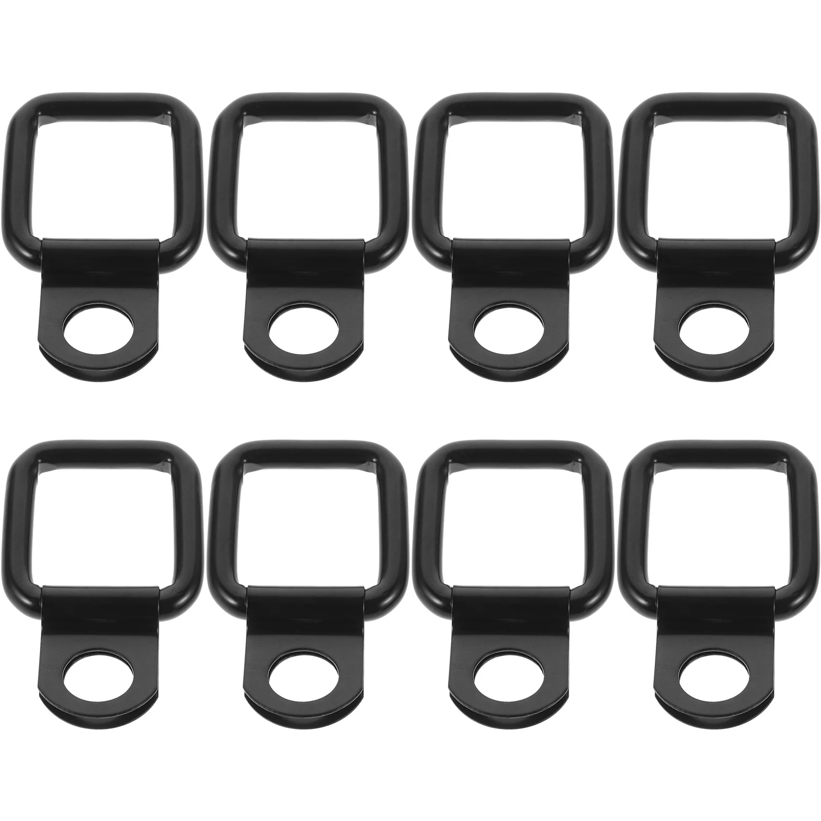 

8Pcs D Rings for Trailers Heavy Duty Trailer Tie Down Anchors Car Trunk Cargo Hooks Metal Lashing Rings Secure Mounting