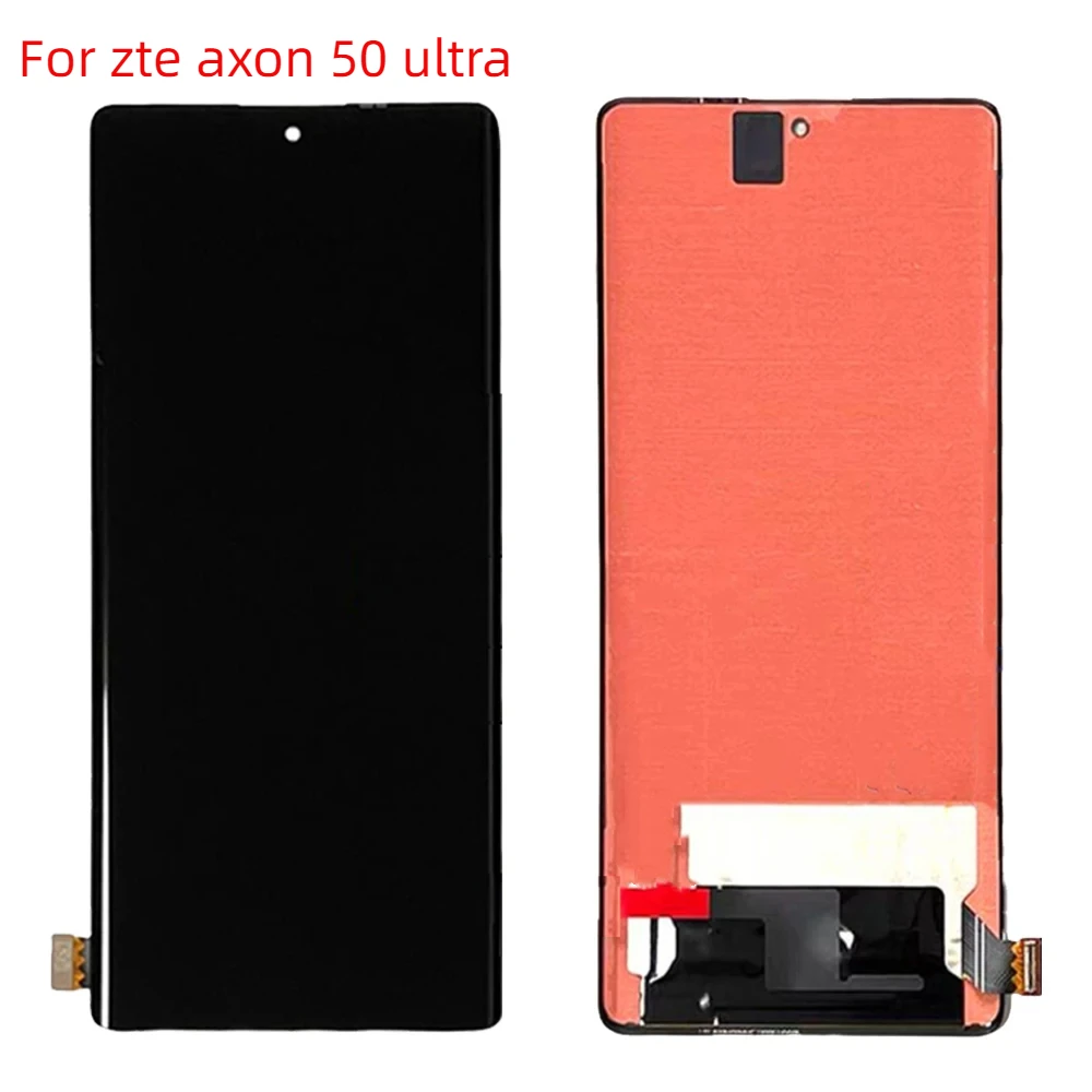 oled For ZTE Axon 50 ultra Lcd Screen Display Touch Glass For Repair axon 50ultra