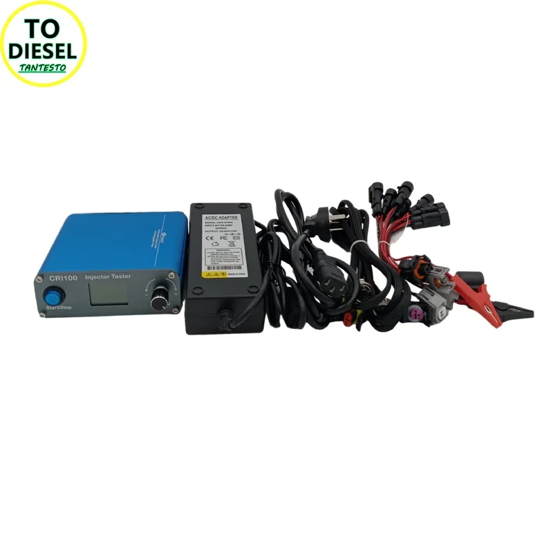 Common Rail Injector Tester S60H Diesel Injector Nozzle Pop Pressure Tester and CRI100 Common Rail Piezo Injector Test Tool Kit