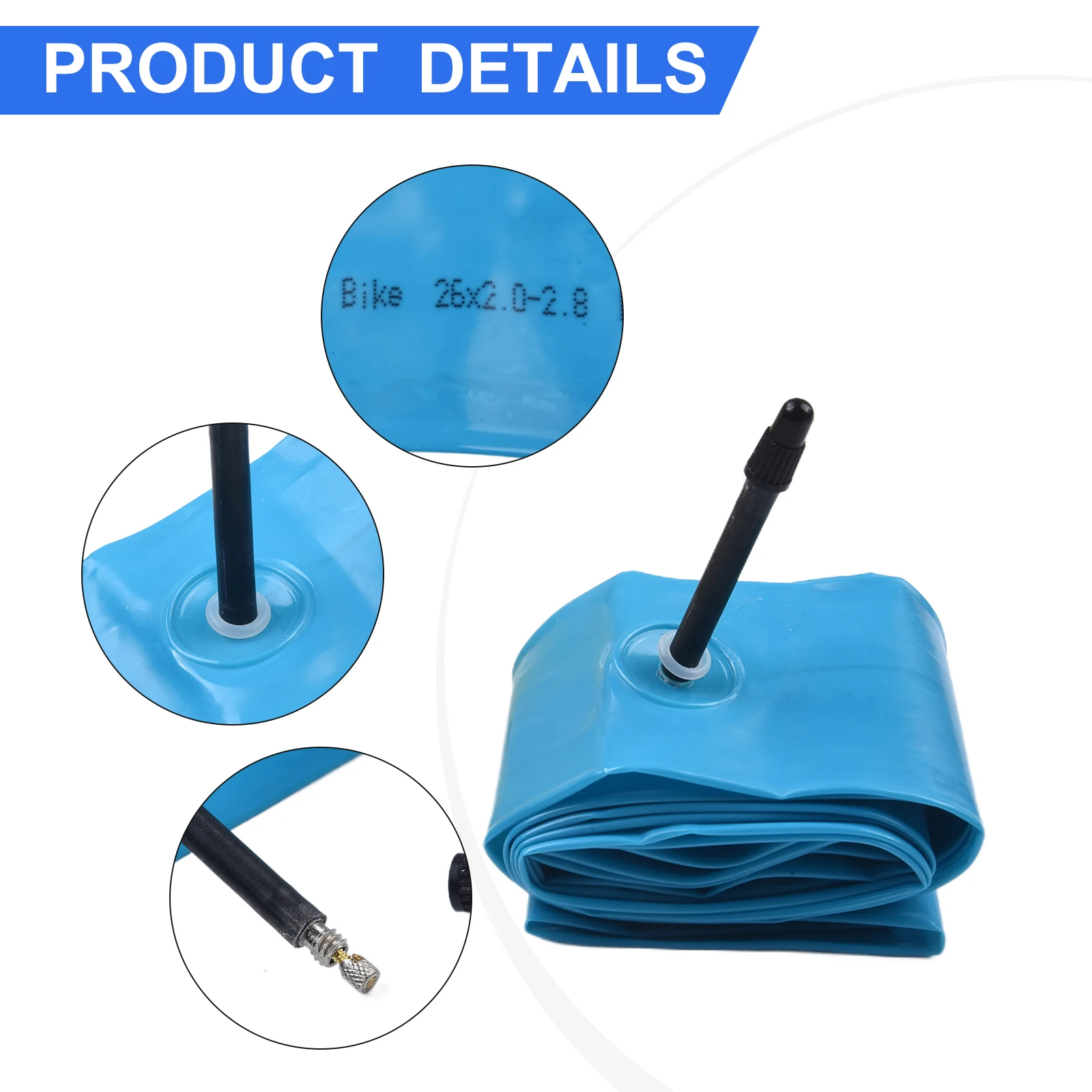 TPU Ultralight Bike Inner Tube 26/27.5/29 For X1.95-2.8C 45mm French Valve Inner Tube Replacement Bicycle Accessories