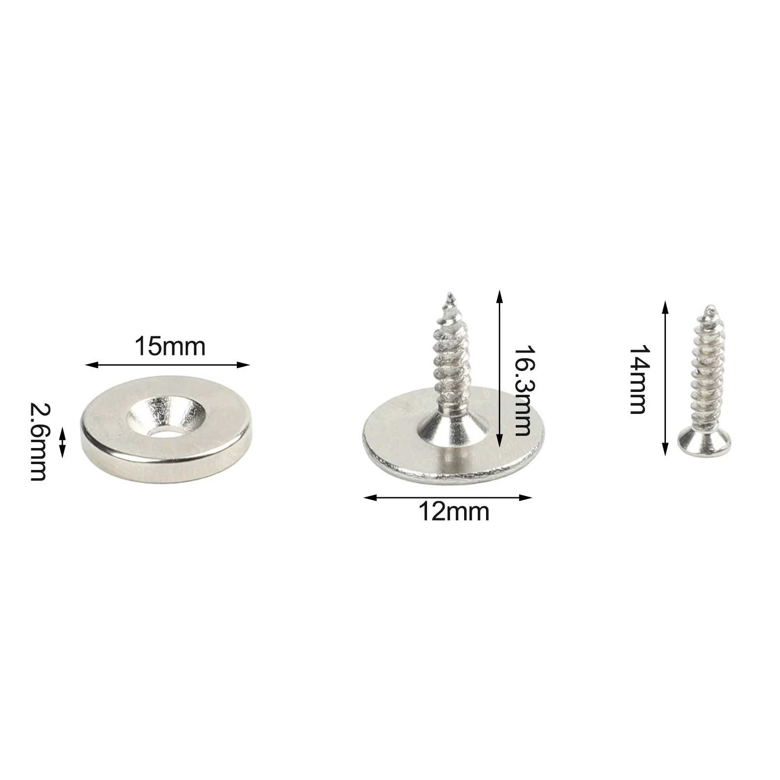 Cabinet Door Magnet Catches Round Metal Magnetic Latch For Kitchen Closet Wardrobe Hidden-Closing Door Catch
