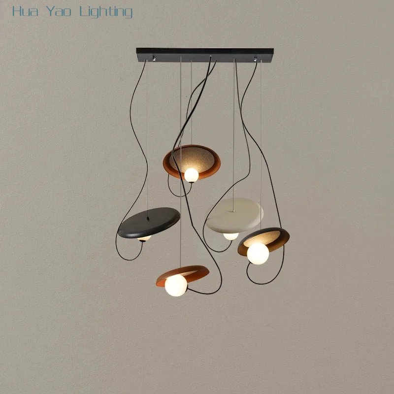 

Modern 2025 Magnetic Adjustable 3D Print Led Ceiling Chandelier Dining Room Pendant Light Home Decor Lamparas Cocina Lustres