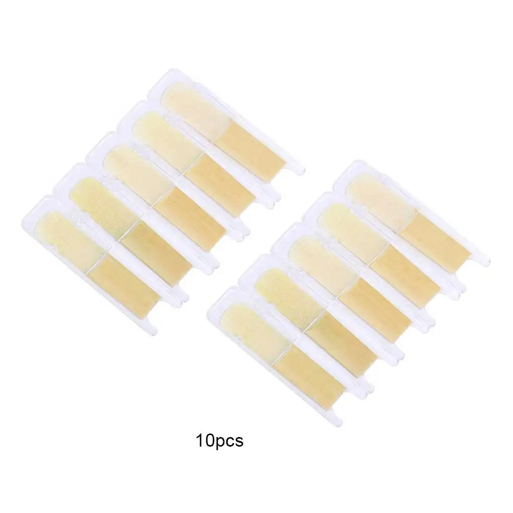 10 Pieces Saxophone Reed Replace Set Spare Part Professional Simple Music Playing Sax Reeds Instrument Accessory