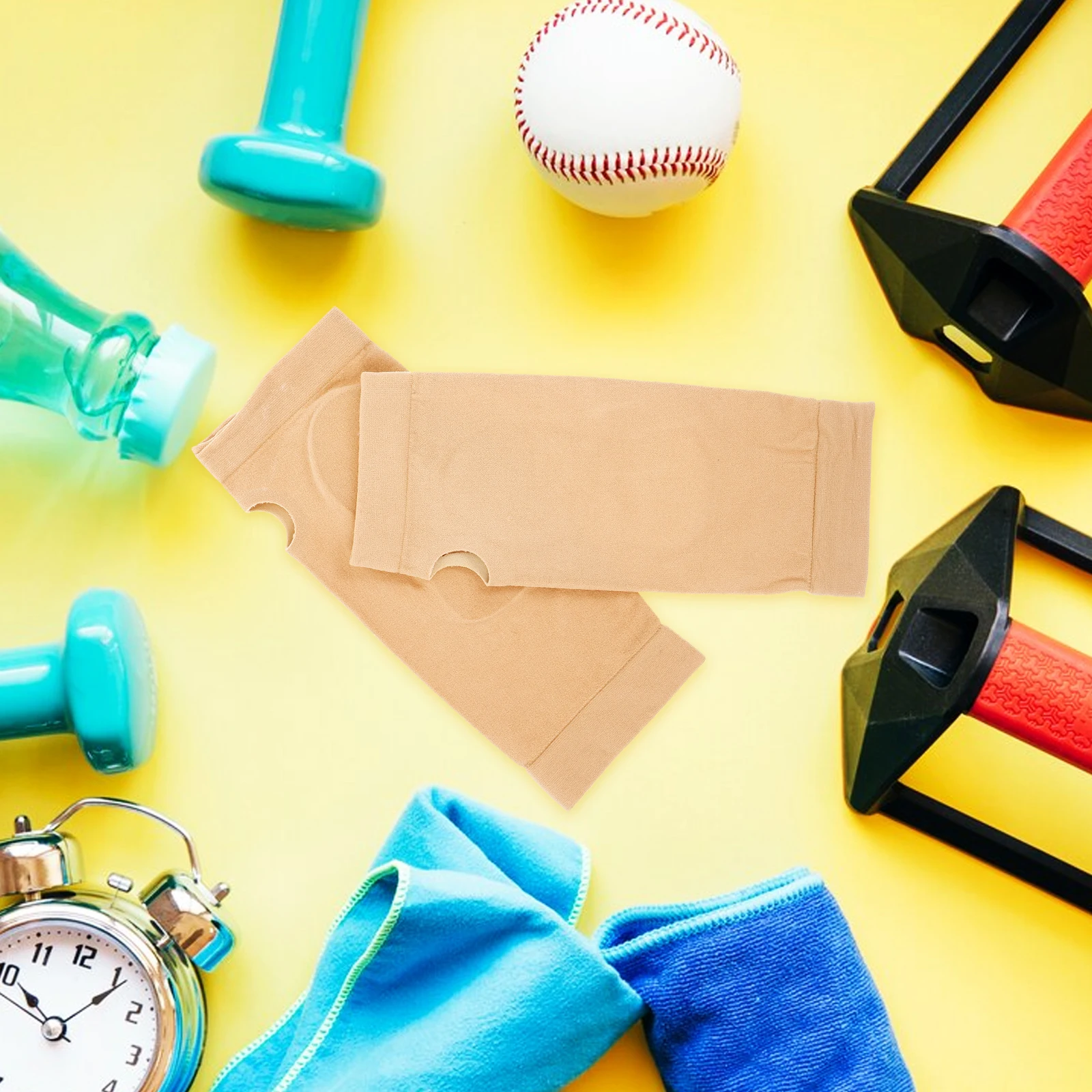 

1Pair Wrist Compression Sleeve Light Tone Compression Hand Gloves for Carpal Tunnel Thumb Support Sports Fitness