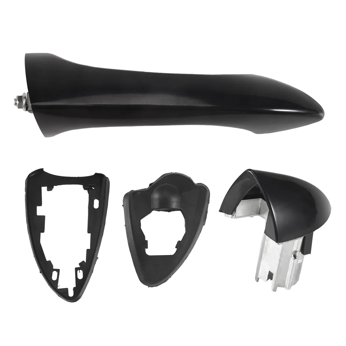 N31R_Car زجاج أسود أمامي/خلفي الجانب الأيمن مقبض الباب الخارجي لسيارة BMW X5 E53 51218257738