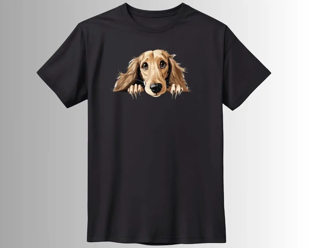 Saluki Hunde T-Shirt Unisex T-shirts for Men Women Summer Tees Cotton Luxury brand vintage oversized