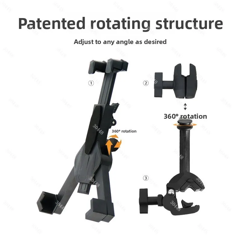 Universal Adjustable Tablet Stand - Desktop Tablet Holder for Live Streaming and Performances