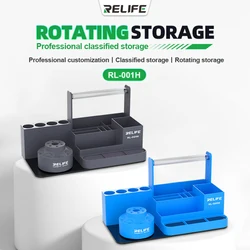 RELIFE RL-001H 360° Rotating Intelligent Repair Storage Rack The sStepped Storage Design Easy to Take and Place Magnetic Storage