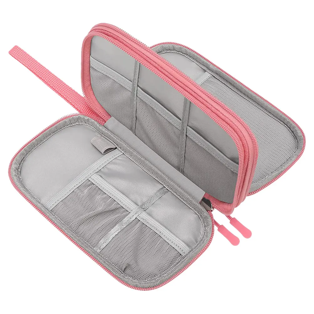 

Digital Accessories ganizer Cable Bag for Travel School Office Hard Drive Storage Pouch Cords Case Reusable Waterproof Durable