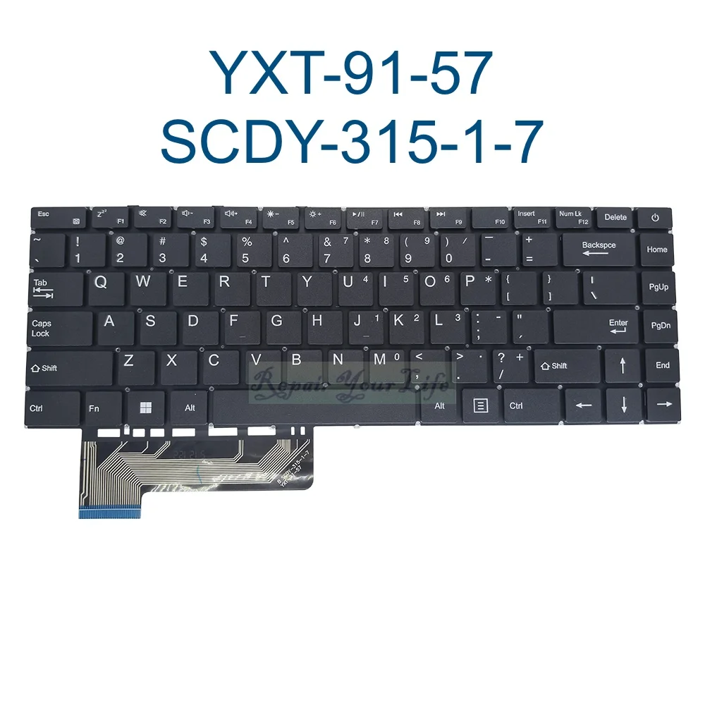 

US Russian Keyboard for Gateway GWNR51416 GWNR 51416 14.1 Laptop Keyboard English YXT 91 57 SCDY-315-1-7 New