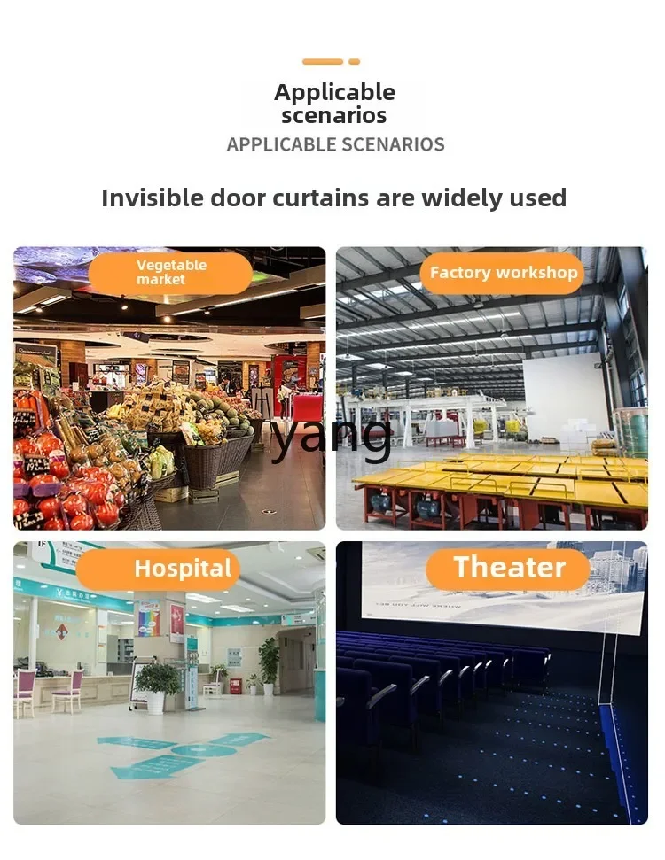 CX water-heated air curtain machine dual-purpose water heating air curtain commercial plant heating