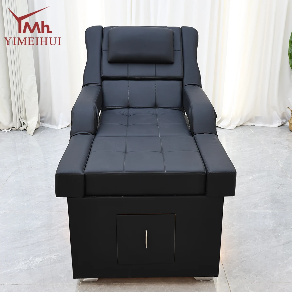 Professional Electric Backrest Lift Beauty SmartShampoo Bed Salon Hair & Scalp Care Foot Spa Pedicure Bed for Hair Salon
