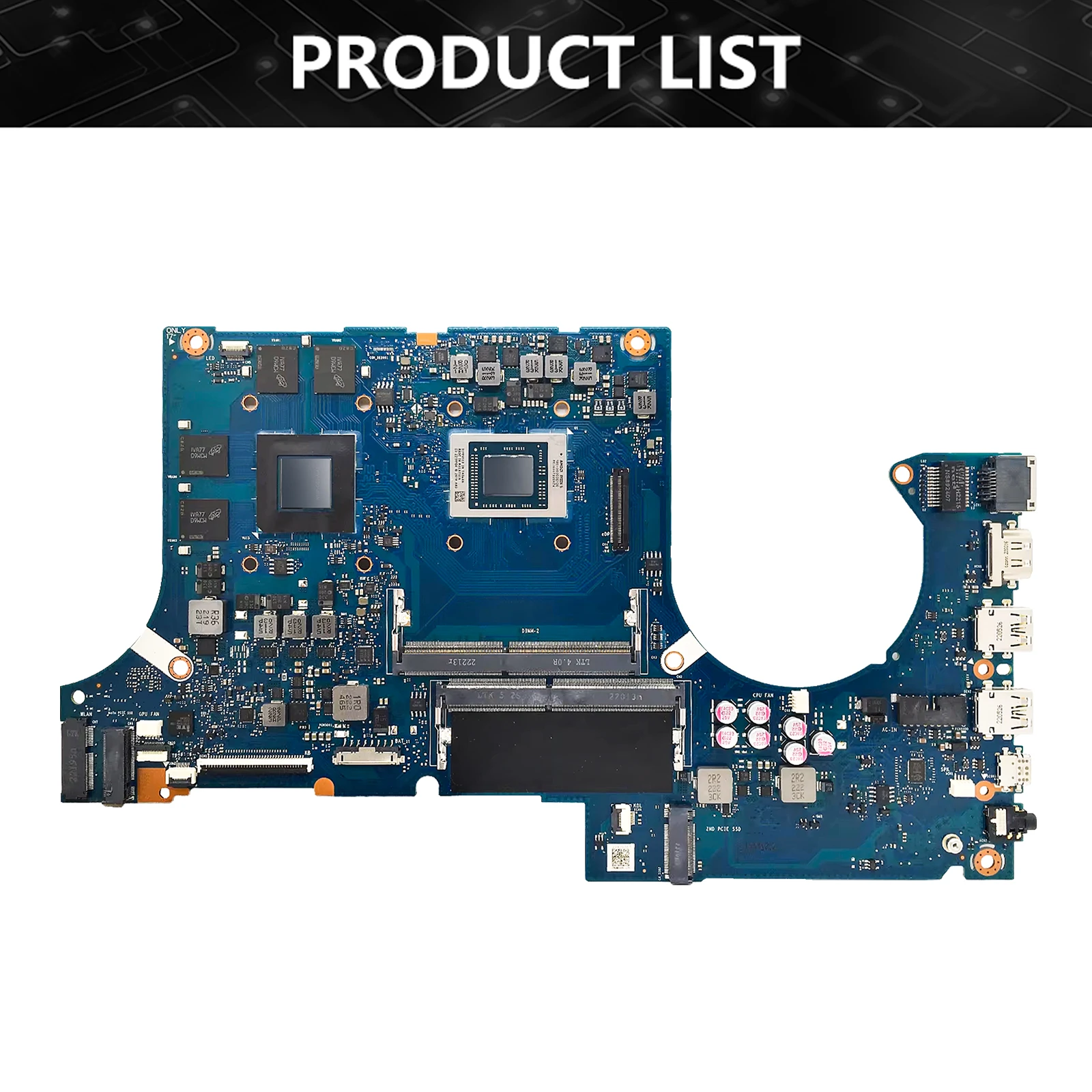 Untuk ASUS Motherboard Laptop FA506I Mainboard A15FA506IHR FA706IHR TUF506IHR TUF506I FA706IH FA706II CPU R5 R7 100% Diuji