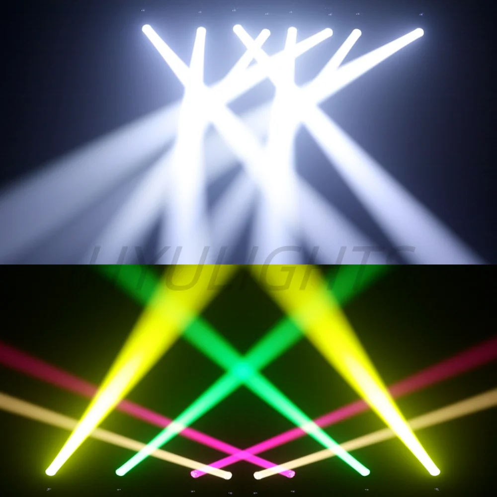 LED 180W Moving Head Light mit Beam-, Spot- und Zoom-Funktion, 24 rotierenden Prismen, 14 Gobos, 11-Farben- und 7-Farben-Rad, 6-Discharge-Linse für DJ-Bühnenbeleuchtung – Detail 10