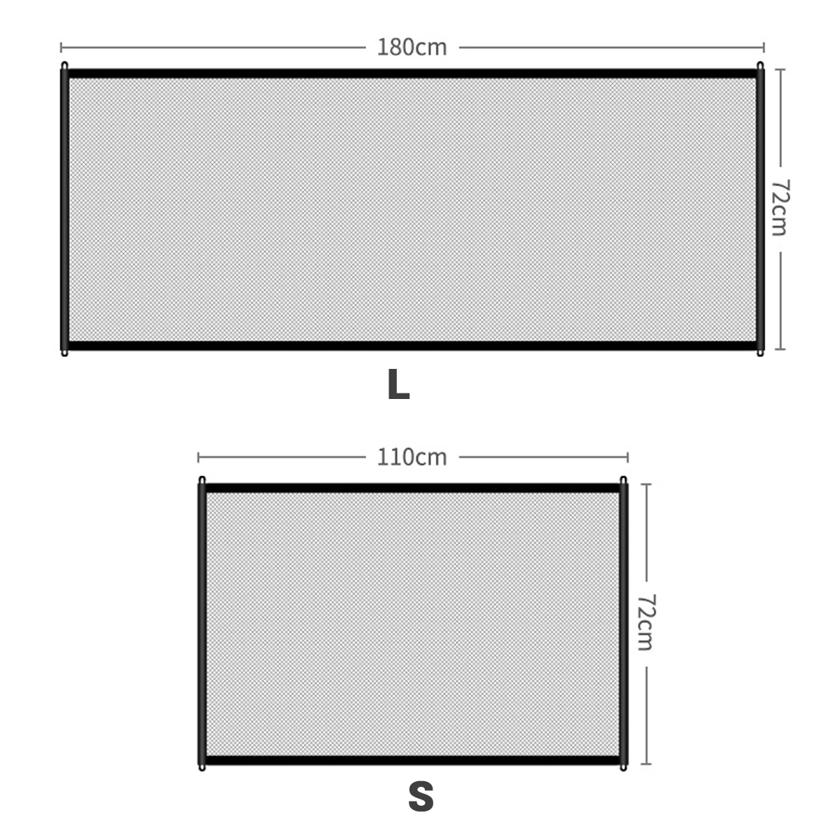 Children\'s Isolation Guardrail Balcony Durable Safety Protection Net Deck Fence Fine Mesh Multi-purpose Punching Indoor Barrier