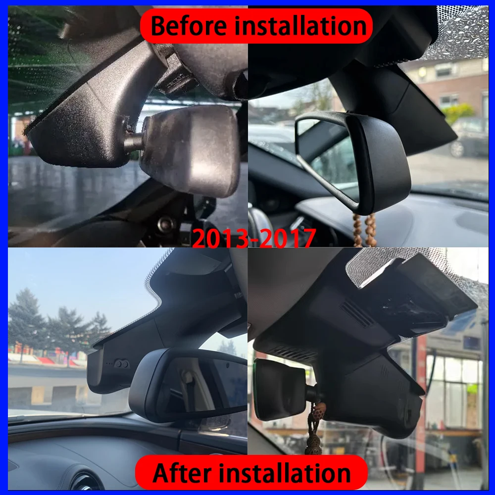 for Jaguar F Type F-Type X152 Lister LFT 2013-2024 OEM 4K DVR Dash Cam Front Rear Camera WiFi Video Recorder Plug and Play