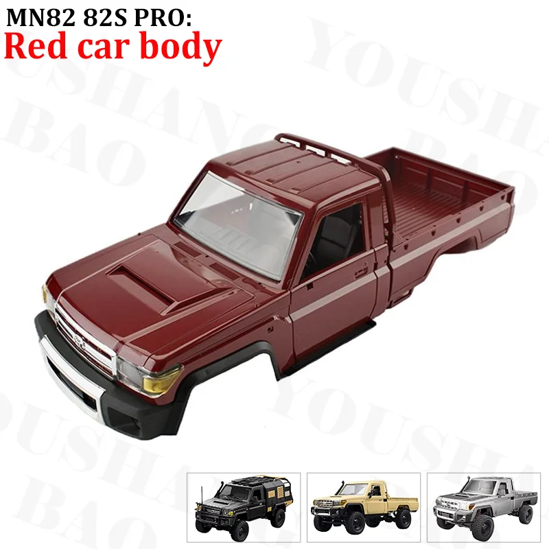Off-road Vehicle Series MN82, 82S, 82PRO Original Factory Parts: Front and Rear Axles, Red Body Shell, Tires,motor,circuit Board