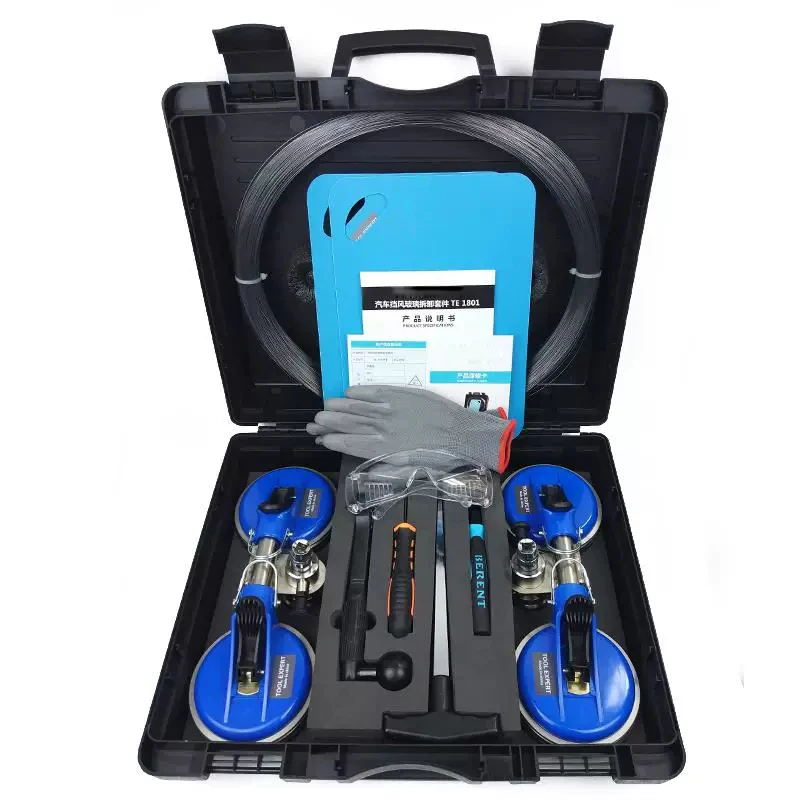 

Car windshield disassembly winch, specially made cutting wire, single-person operation tool for car windshields.