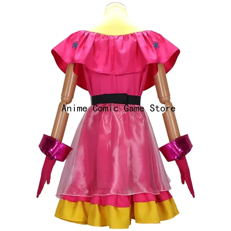 أزياء آي هوشينو التأثيرية أوشي نو كو هوشينو آي شعر مستعار كوسبالي لوليتا فستان أنيمي لعب الأدوار ملابس حفلات الهالوين للنساء