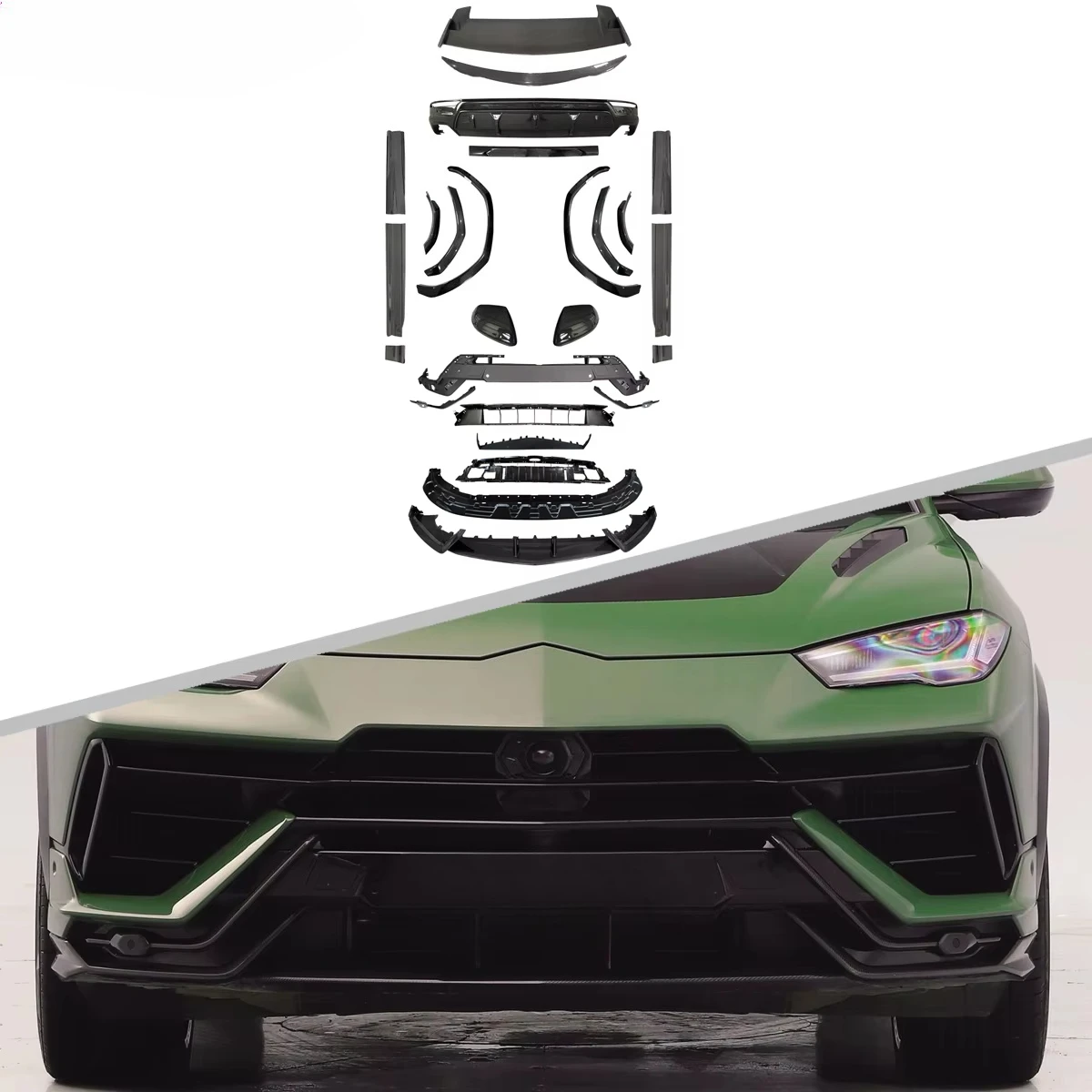 Hot Sale Factory Auto PartsBody Kit for 2023 Lam Borghini Urus S Upgraded Performance Carbon Fiber Aero Kit